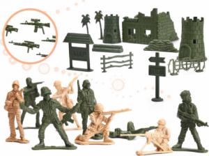Figurka DWM ŻOŁNIERZYKI BAZA WOJSKOWA FIGURKI ZESTAW 114EL. 2