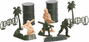 Figurka DWM ŻOŁNIERZYKI BAZA WOJSKOWA FIGURKI ZESTAW 114EL. 5