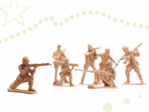 Figurka DWM ŻOŁNIERZYKI BAZA WOJSKOWA FIGURKI ZESTAW 114EL. 7