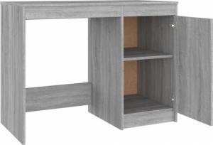 Biurko vidaXL Szare 100 cm x 50 cm 6