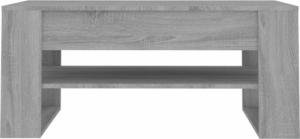 vidaXL vidaXL Stolik kawowy, szary dąb sonoma, 102x55x45 cm 3