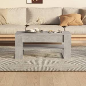 vidaXL vidaXL Stolik kawowy, betonowy, 102x55x45 cm, materiał drewnopochodny 5