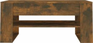 vidaXL vidaXL Stolik kawowy, przydymiony dąb, 102x55x45 cm 3