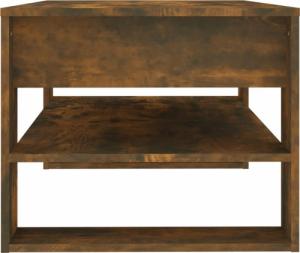 vidaXL vidaXL Stolik kawowy, przydymiony dąb, 102x55x45 cm 4