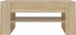 vidaXL vidaXL Stolik kawowy, dąb sonoma, 102x55x45, materiał drewnopochodny 3