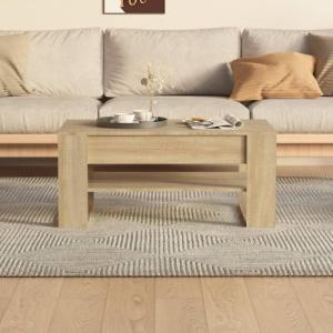 vidaXL vidaXL Stolik kawowy, dąb sonoma, 102x55x45, materiał drewnopochodny 5
