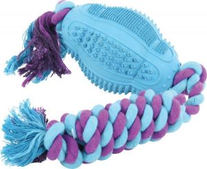 Zolux Piłka kauczukowa do rugby ze sznurem 11 cm 2