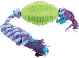 Zolux Piłka kauczukowa do rugby ze sznurem 11 cm 5