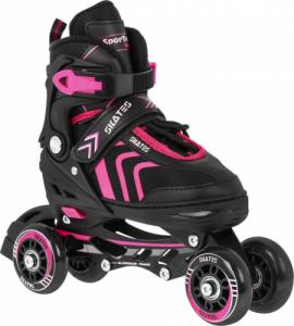 Rolki SporTrike ZSP.HP88-5.S.ROZ z wymienną płozą regulowane czarne r. 29-33 12