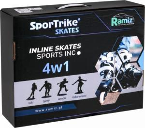 Rolki SporTrike ZSP.HP88-5.S.ROZ z wymienną płozą regulowane czarne r. 29-33 23
