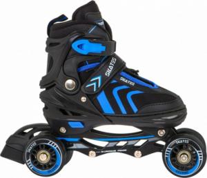 Rolki SporTrike ZSP.HP88-5.S.NIE z wymienną płozą regulowane czarne r. 29-33 3