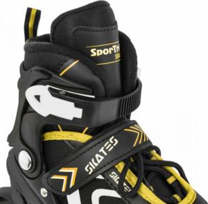 Rolki SporTrike ZSP.HP88-5.S.ZOL z wymienną płozą regulowane czarne r. 29-33 18