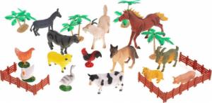 Figurka DWM FIGURKI ZWIERZĘTA ZAGRODOWE FARMA 14SZT + AKCESORIA 4