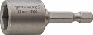 Stahlwille Nasadka 1/4",IMPACT 10mm, z zewn 6-kątem z magnesem 1