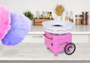 Maszynka do waty cukrowej DWM różowa 15