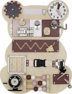 DWM TABLICA MANIPULACYJNA SENSORYCZNA MIŚ BRĄZOWA 2