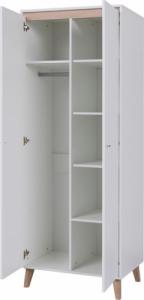 Selsey SELSEY Szafa Galmi 80 cm Biały mat 2