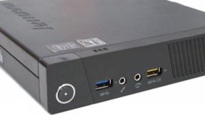 Komputer Lenovo Lenovo ThinkCentre M93p Tiny USFF i5-4590T 4x2.0GHz 8GB 240GB SSD WIFI Windows 10 Home PL U1 3
