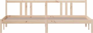 vidaXL Rama łóżka, lite drewno, 200 x 200 cm 4
