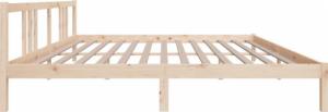 vidaXL Rama łóżka, lite drewno, 200 x 200 cm 5