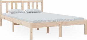 vidaXL Rama łóżka, lite drewno, 120 x 200 cm 2