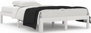 vidaXL Rama łóżka, lite drewno sosnowe, 120x190 cm, 4FT, podwójna 2
