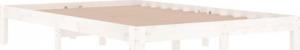 vidaXL Rama łóżka, lite drewno sosnowe, 120x190 cm, 4FT, podwójna 3