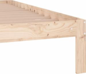 vidaXL Rama łóżka, lite drewno, 150x200 cm, 5FT, King Size 6