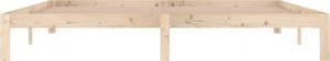 vidaXL Rama łóżka, lite drewno sosnowe, 200 x 200 cm 4