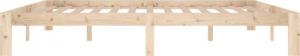 vidaXL Rama łóżka, lite drewno sosnowe, 200 x 200 cm 5