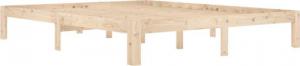 vidaXL vidaXL Rama łóżka, lite drewno sosnowe, 160 x 200 cm 4