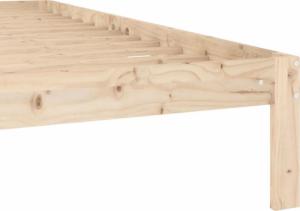 vidaXL vidaXL Rama łóżka, lite drewno sosnowe, 160 x 200 cm 7