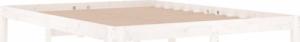 vidaXL vidaXL Rama łóżka, biała, lite drewno sosnowe, 140 x 190 cm 3