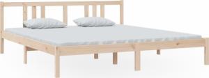 vidaXL vidaXL Rama łóżka, lite drewno, 180x200 cm, Super King 2