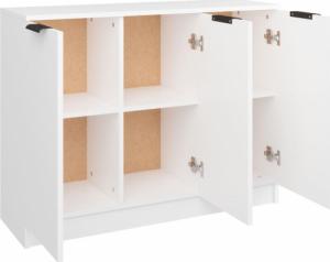 vidaXL vidaXL Komoda, biała, 90,5x30x70 cm, materiał drewnopochodny 7