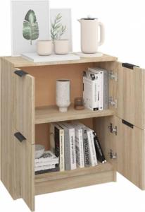 vidaXL Komoda, dąb sonoma, 60x30x70 cm 4