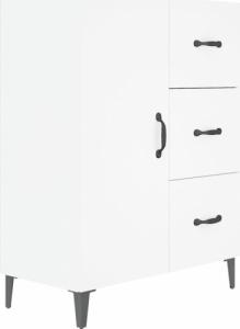 vidaXL Komoda, biała, 69,5x34x90 cm 2