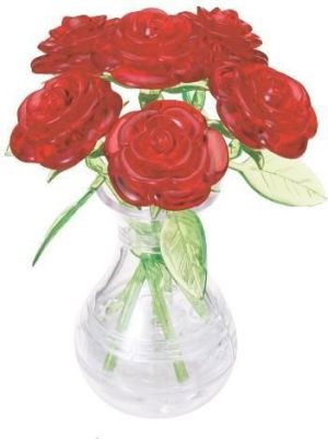 Bard Crystal Puzzle Róże czerwone w wazonie (224449) 1