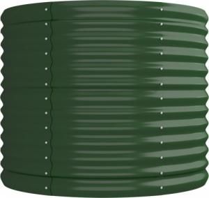 vidaXL vidaXL Donica ogrodowa, malowana proszkowo stal, 224x80x68 cm, zielona 4