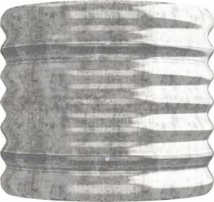 vidaXL vidaXL Donica ogrodowa, malowana proszkowo stal, 114x40x36 cm, srebrna 4