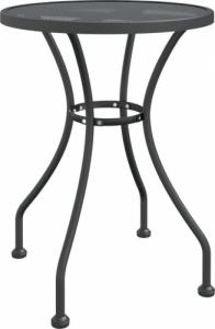 vidaXL vidaXL Stół ogrodowy, 60x72 cm, antracytowy, metalowa siatka 2