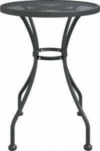 vidaXL vidaXL Stół ogrodowy, 60x72 cm, antracytowy, metalowa siatka 3