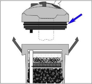 TetraTec  Uszczelka pod głowicę EX 400/700 3