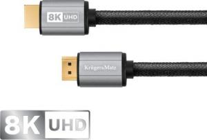 Kabel Kruger&Matz HDMI - HDMI 1.8m czarny (KM1265) 1