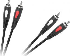Kabel Cabletech RCA (Cinch) x2 - RCA (Cinch) x2 Brak danych czarny (KPO4001-5.0) 1