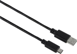 Kabel USB Hama USB-A - USB-C 1 m Czarny (00135722) 1