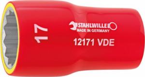 Stahlwille Nasadka 3/8" 12mm, 12-kątna, krótka, izolowana 1000V VDE 1