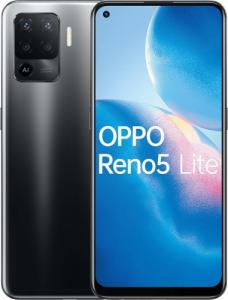 Smartfon Oppo Reno5 Lite 8/128GB Dual SIM Czarny + Folia Hydrożelowa Rock Space Anti Blue 1