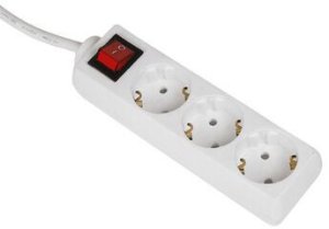 Listwa zasilająca Hama HAMA extension lead 3fold 3m with switch, white - 0030535 1