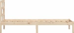 vidaXL Rama łóżka, lite drewno sosnowe, 90x200 cm 5